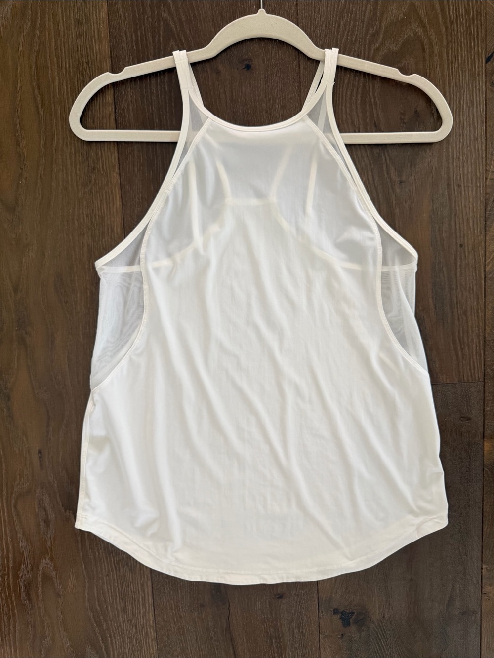 Lululemon Women’s White Run Off-Route High-Neck Tank Top, Size 4